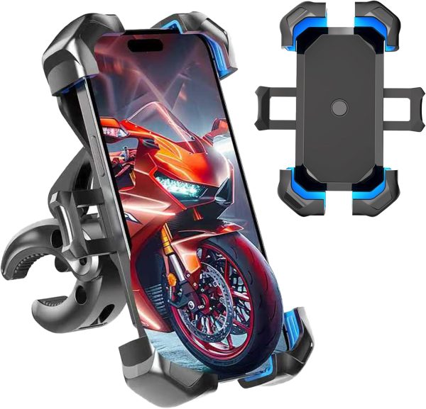 Bike Phone Holder Mount Universal Bicycle Motorcycle Phone Mount for Scooter Electric Bike Mountain Bike for iPhone